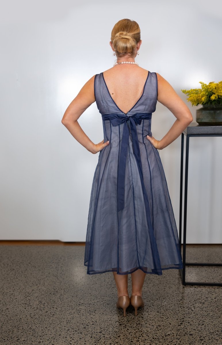 Midnight Blue and Silver