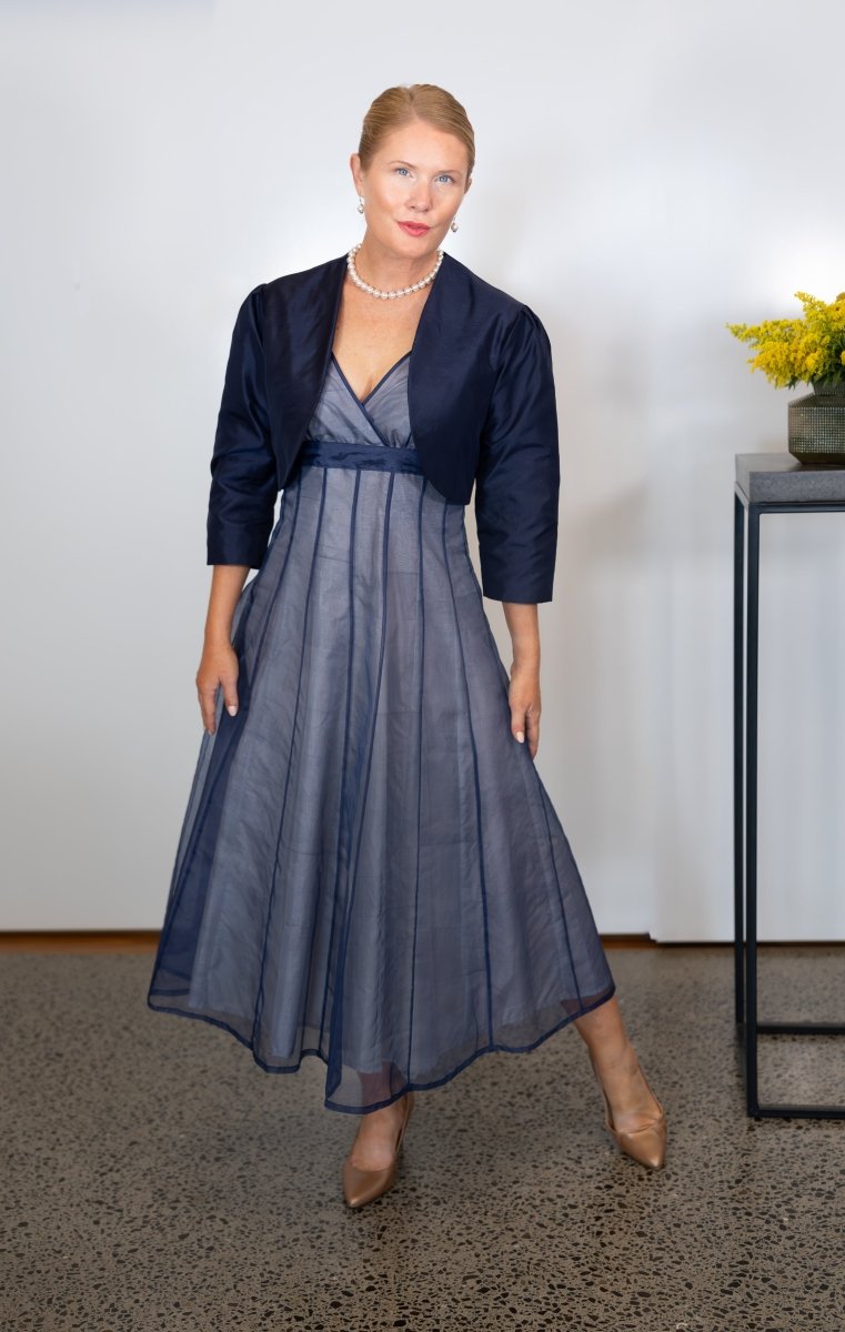 Midnight Blue and Silver