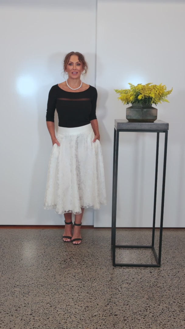 Audrey Top with 3/4 sleeves