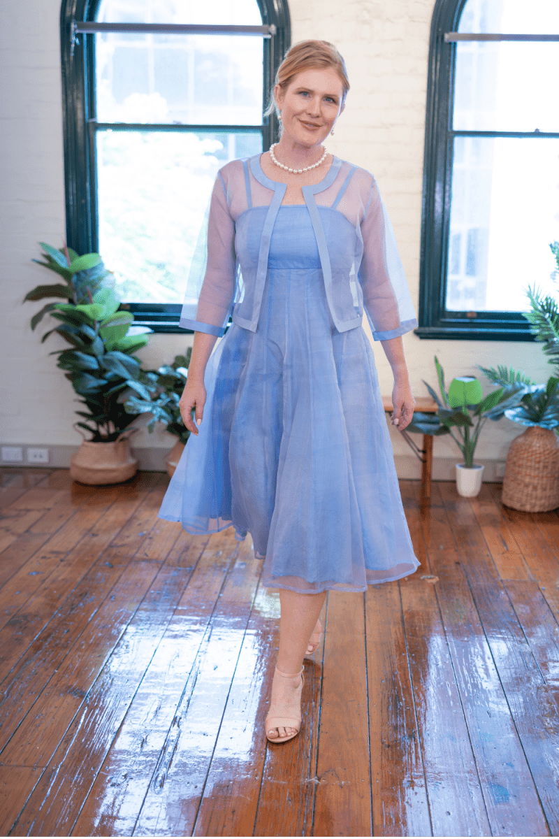 Pure Silk Tea Length Dress for the Mother of the Bride and Mother of the  Groom – Living Silk