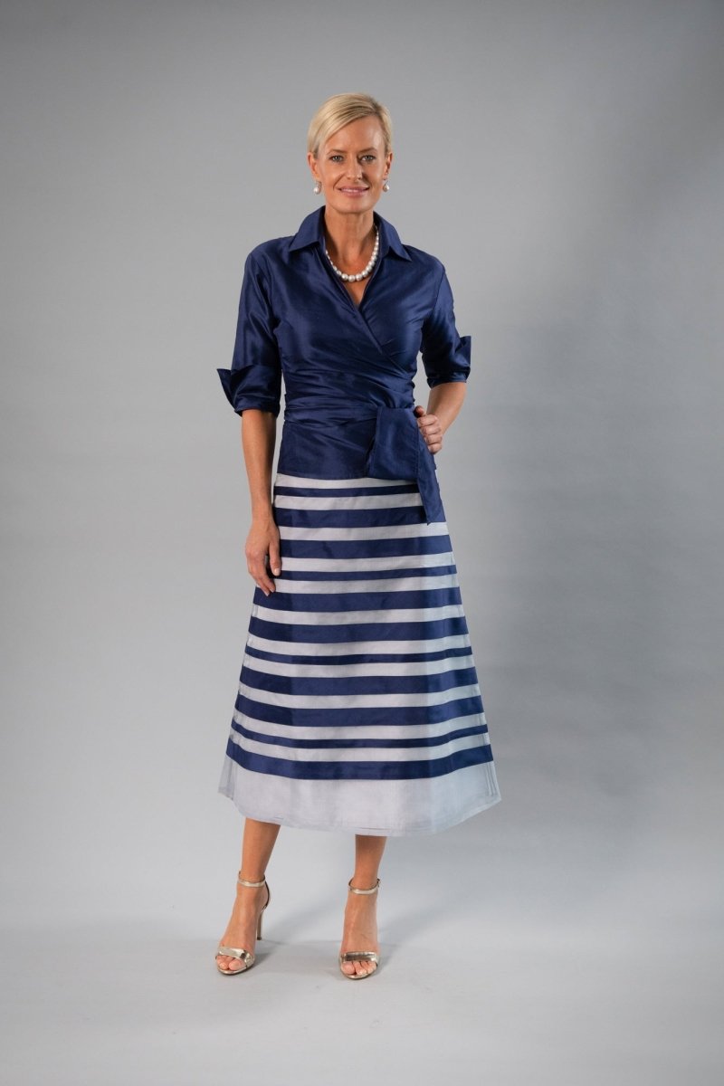 Midnight Blue and Silver