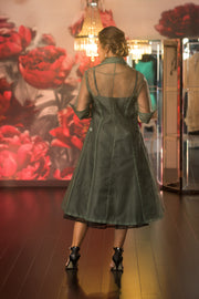 Pure Silk Organza Coat - Plain