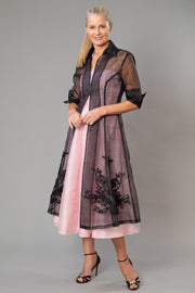 Pure Silk Tea Length Dress