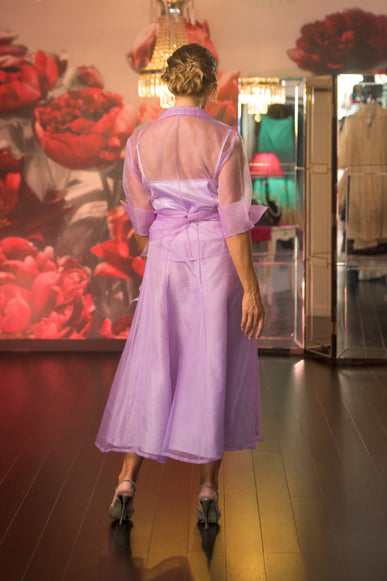 Pure Silk Organza Classic Wrap Shirt
