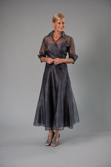 Pure Silk Pansy Skirt Tea Length