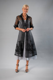 Pure Silk Tea Length Dress