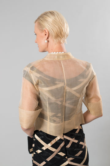 Pure Silk Organza Jacket