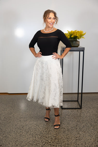 Audrey Top with 3/4 sleeves