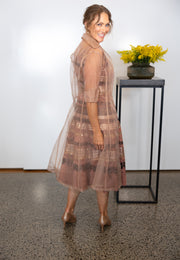 Pure Silk Organza Coat - Plain
