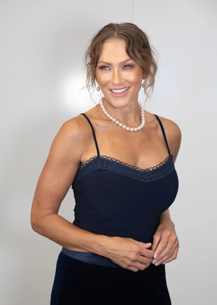 Camisole with Lace Trim