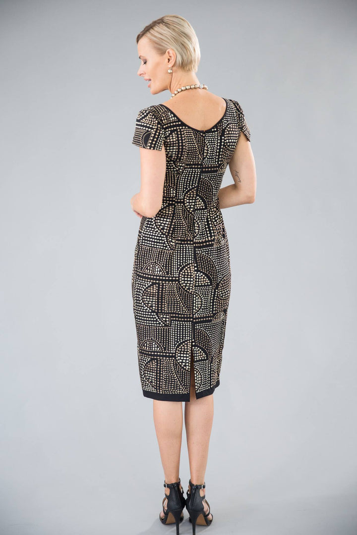 Mosaic Tea Length Dress