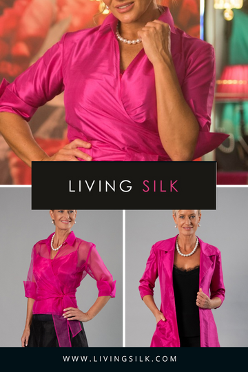 Pure Silk Classic Wrap Shirt