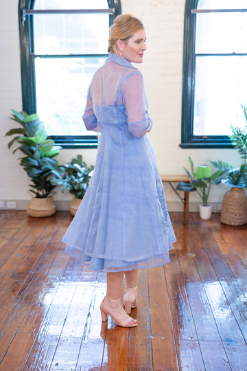 Pure Silk Organza Coat