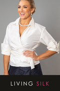 Pure Silk Classic Wrap Shirt