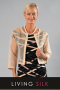 Pure Silk Organza Cocktail Jacket