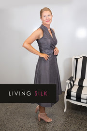 Pure Silk Wrap Dress