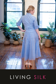 Pure Silk Classic Wrap Shirt