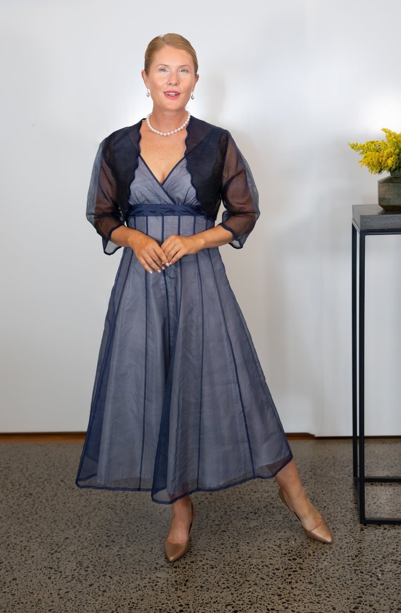 Midnight Blue and Silver