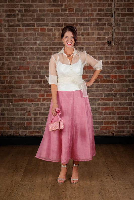 Classic Pearl Necklace + Earrings Set - Ivory