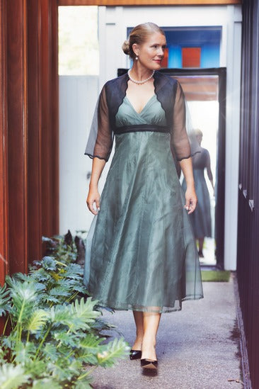 Sage Green and Black