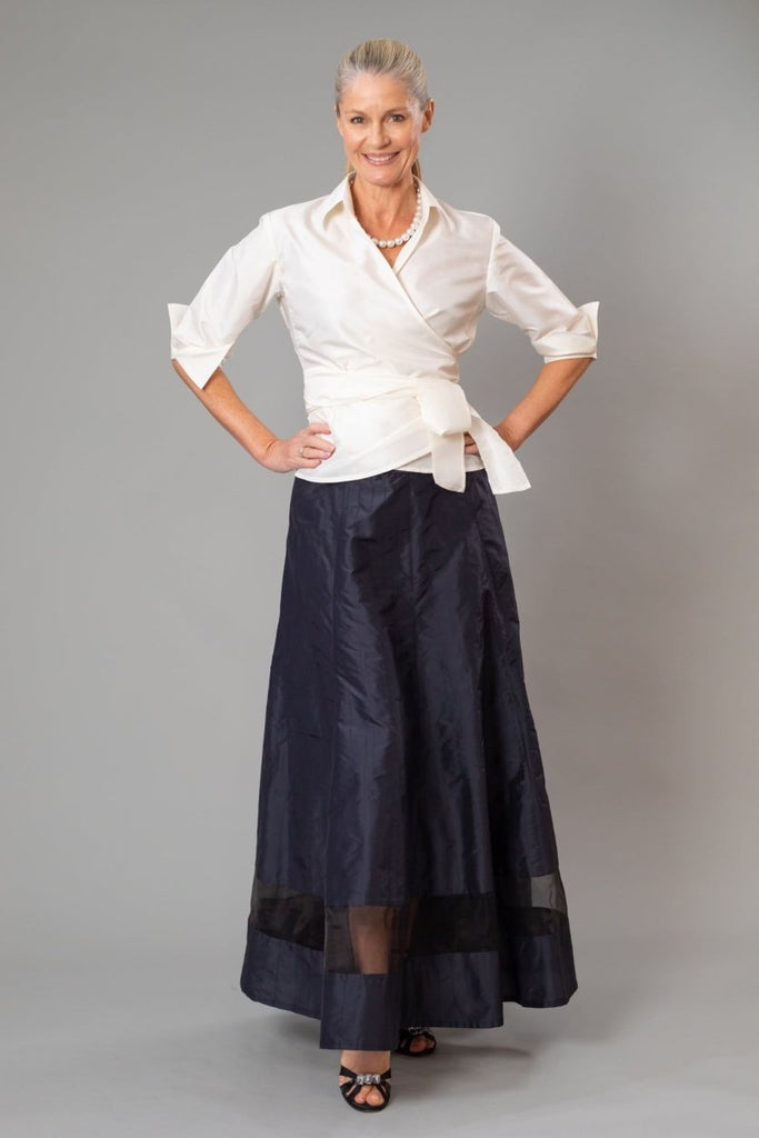Pure Silk Cocktail Skirt - Gown Length  Living Silk