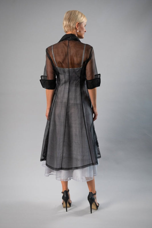 Pure Silk Organza Coat - Living Silk