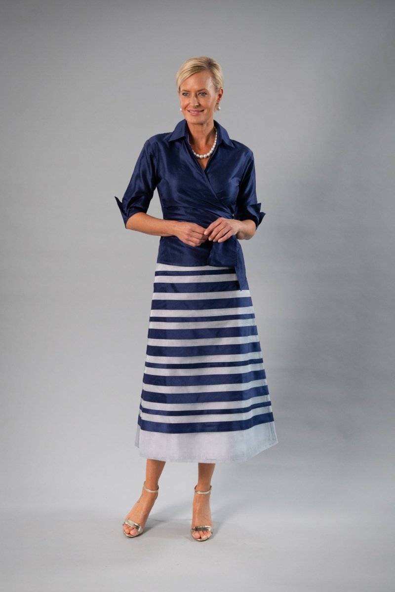 Pure Silk Zambi Skirt Tea Length - Living Silk