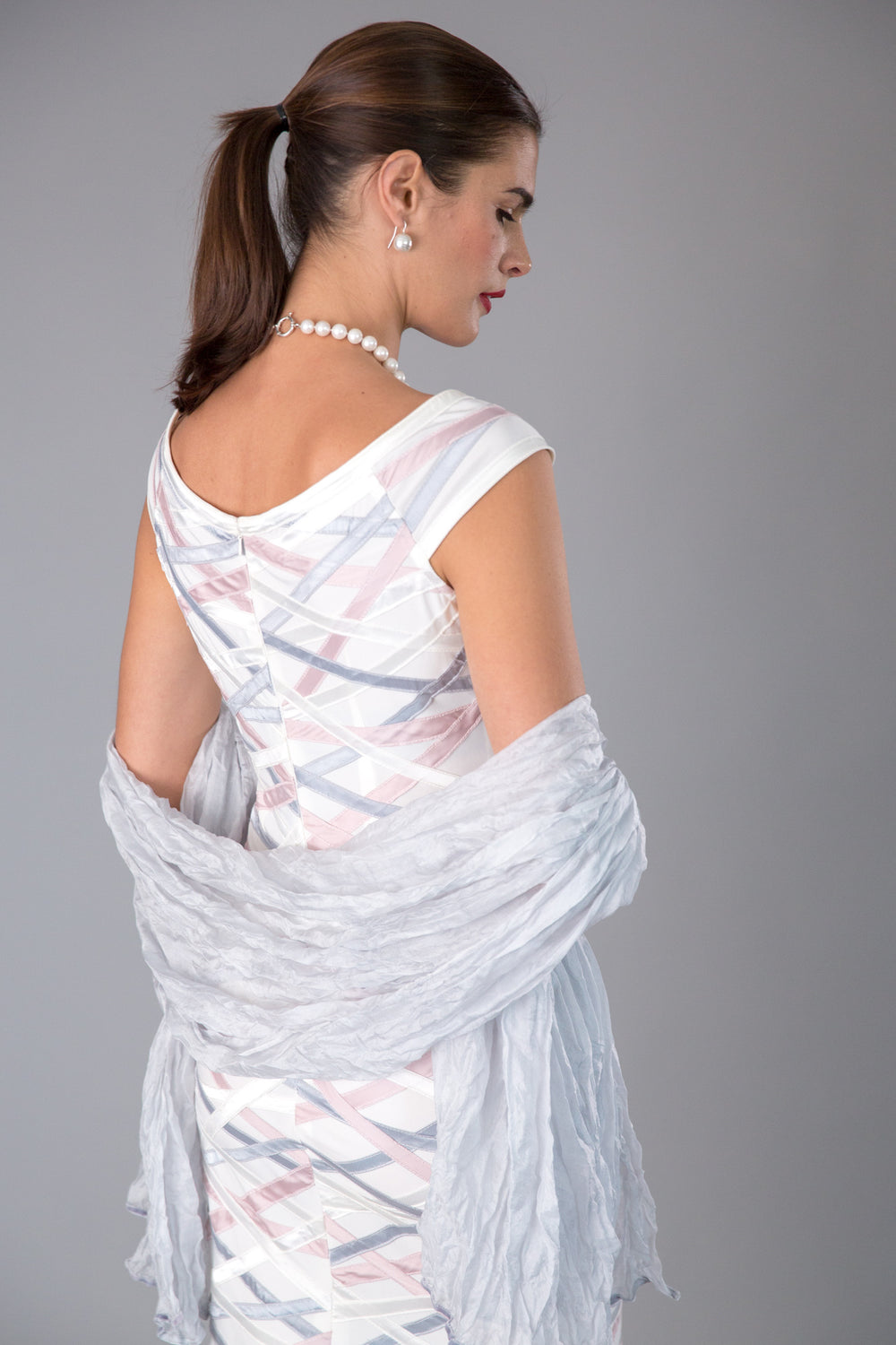 Ivory Silver and Pink