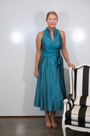 Pure Silk Wrap Dress