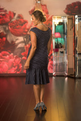 Iris Dress - Gunmetal