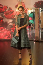 Pure Silk Organza Coat