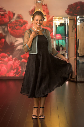 Pure Silk Organza Cocktail Jacket