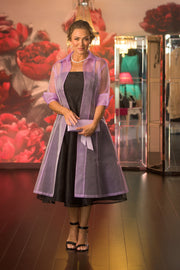 Pure Silk Organza Coat - Plain