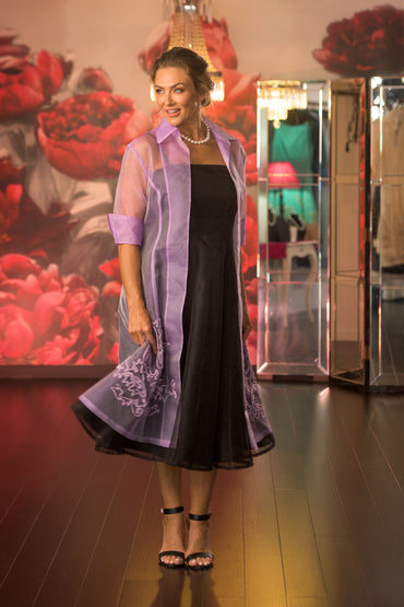 Pure Silk Organza Coat