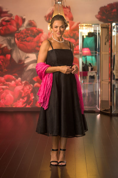 Soft Silk Shawl - Fuchsia
