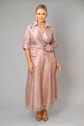Pure Silk Pansy Skirt Tea Length