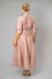 Pure Silk Pansy Skirt Tea Length