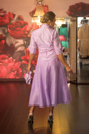 Pure Silk Pansy Skirt Tea Length