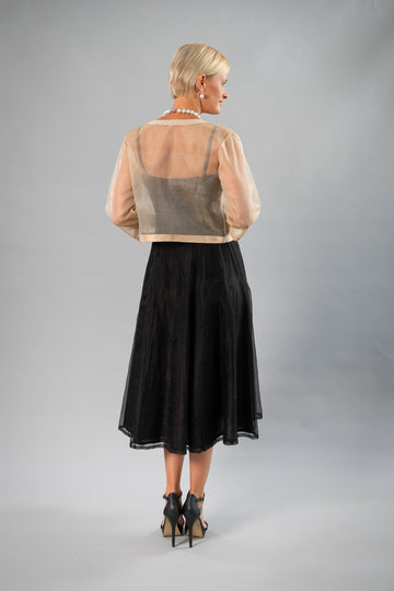 Pure Silk Organza Cocktail Jacket