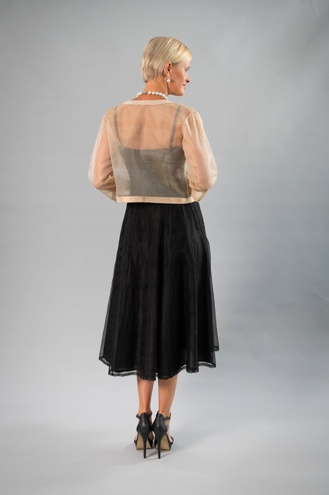 Pure Silk Organza Cocktail Jacket