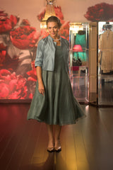 Silk Jacket - Sage
