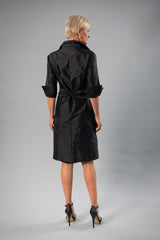 Cocktail Wrap Dress - Black
