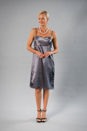 Pure Silk Organza Cocktail Wrap Dress