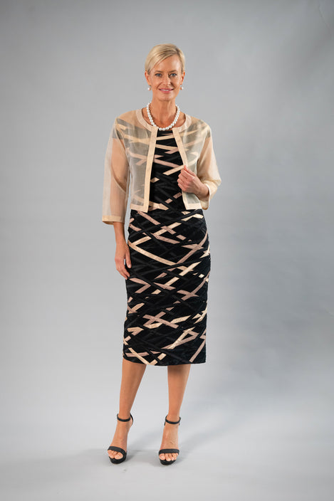 Pure Silk Organza Cocktail Jacket