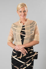 Ribbon Dress - Black and Gold