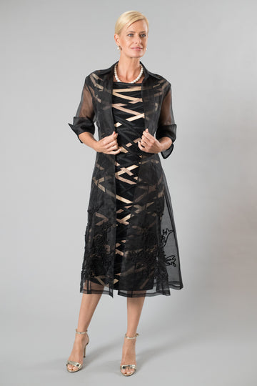 Pure Silk Organza Coat