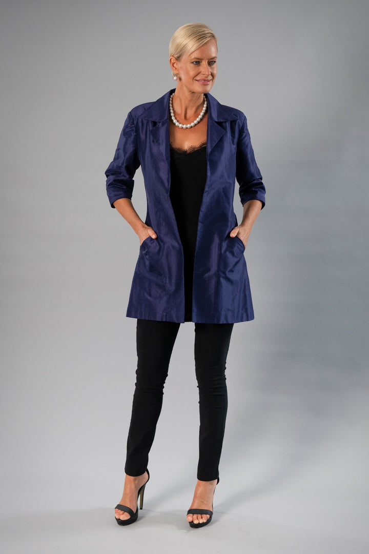 All Seasons Coat - Midnight Blue