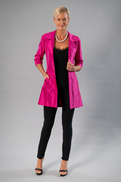 All Seasons Coat - Fuschia Pink