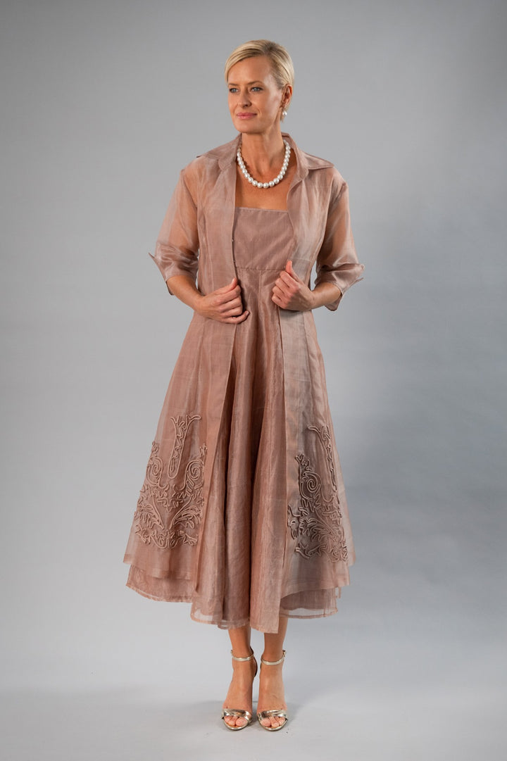 Pure Silk Organza Coat