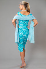 Soft Silk Shawl - Aquamarine